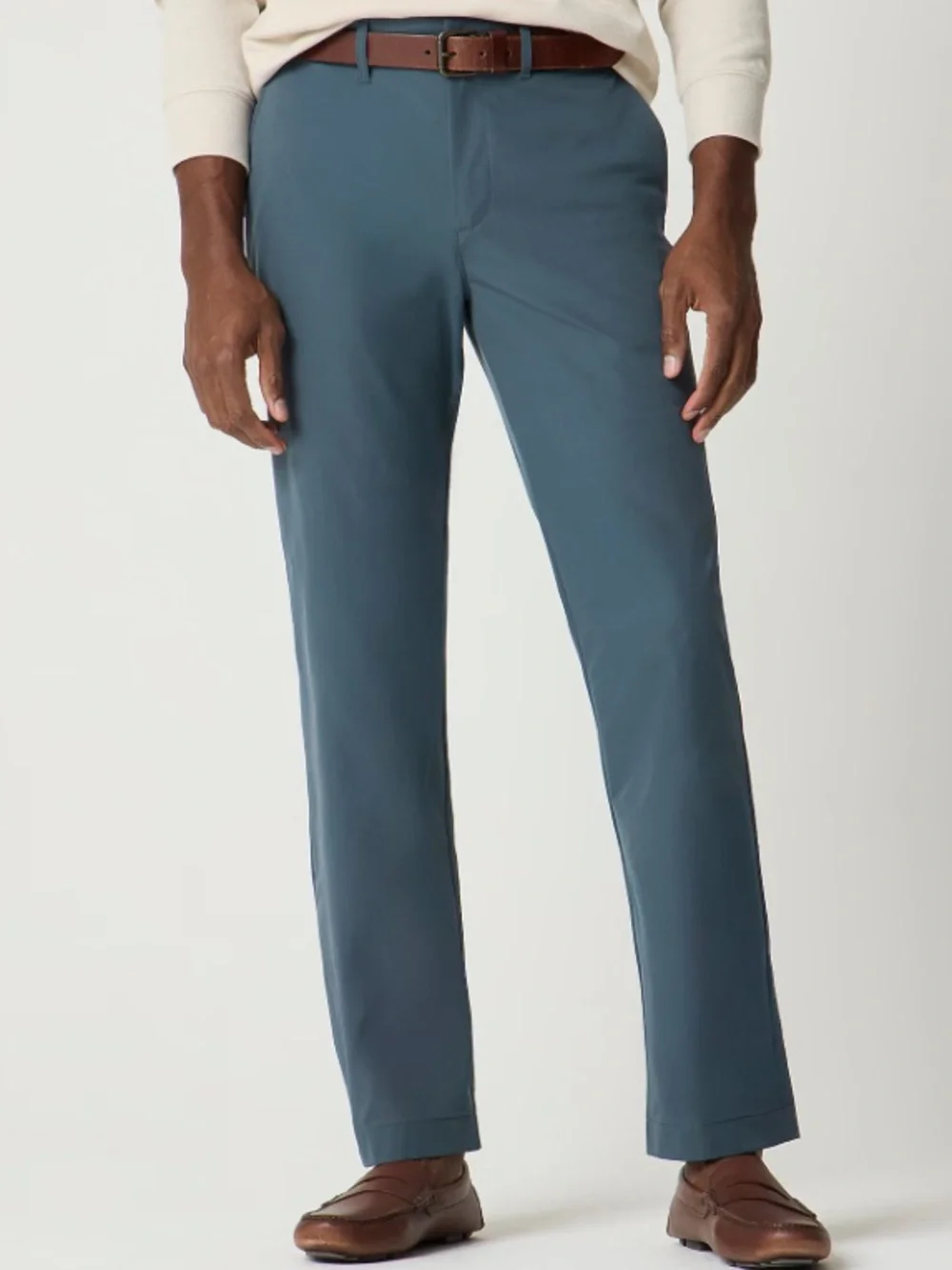 J crew pewter grey Straight-fit tech chino pant